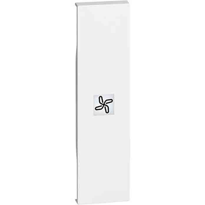 Slika BTicino Living Now maska 1M bela simbol ventilatora KW01RN